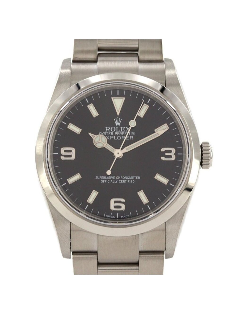 Rolex Explorer I SS Automatic Winding Number Watch